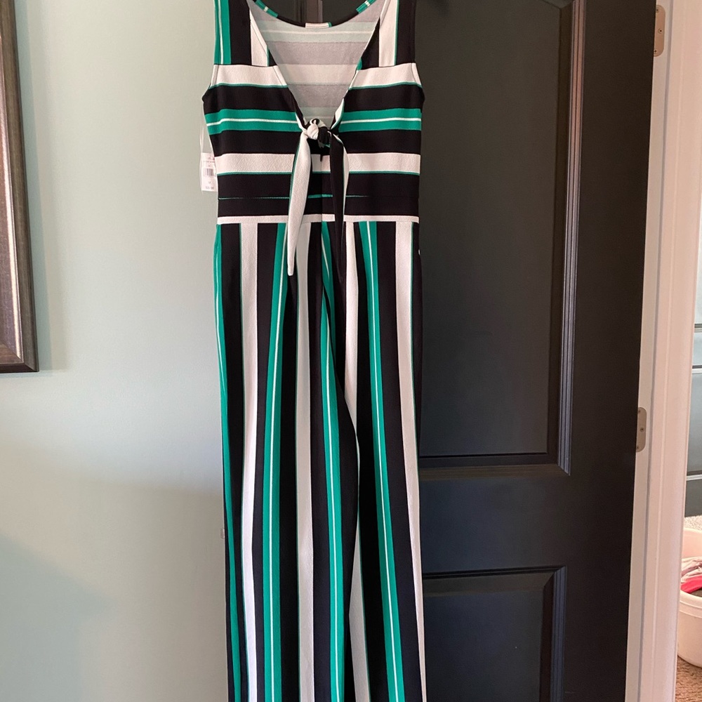 Striped jumpsuit
